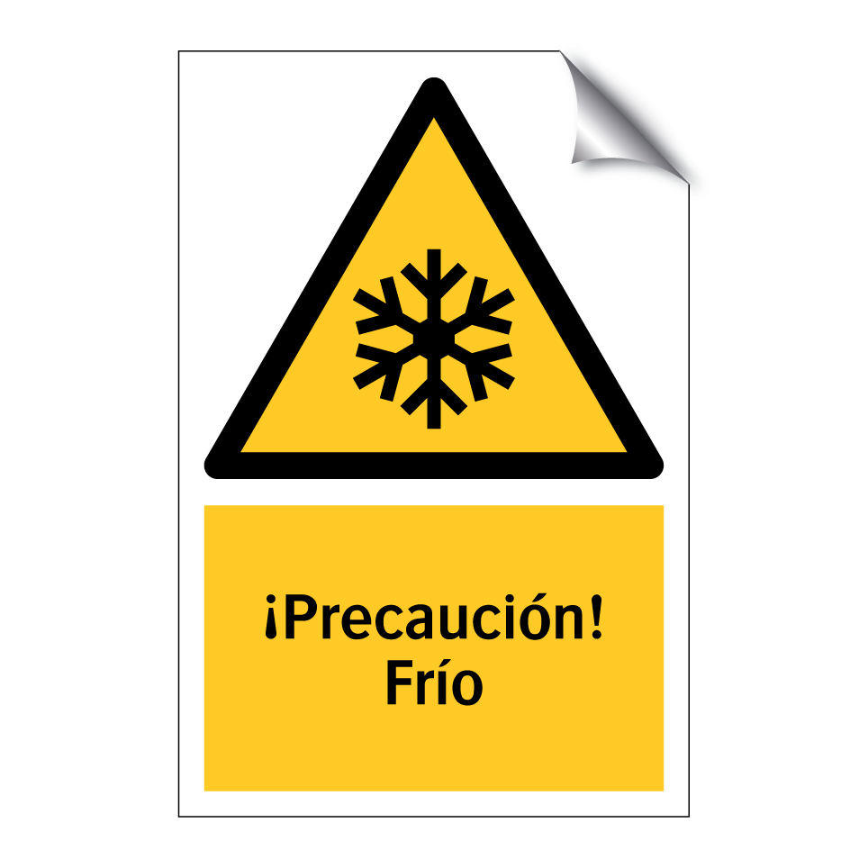 ¡Precaución! Frío