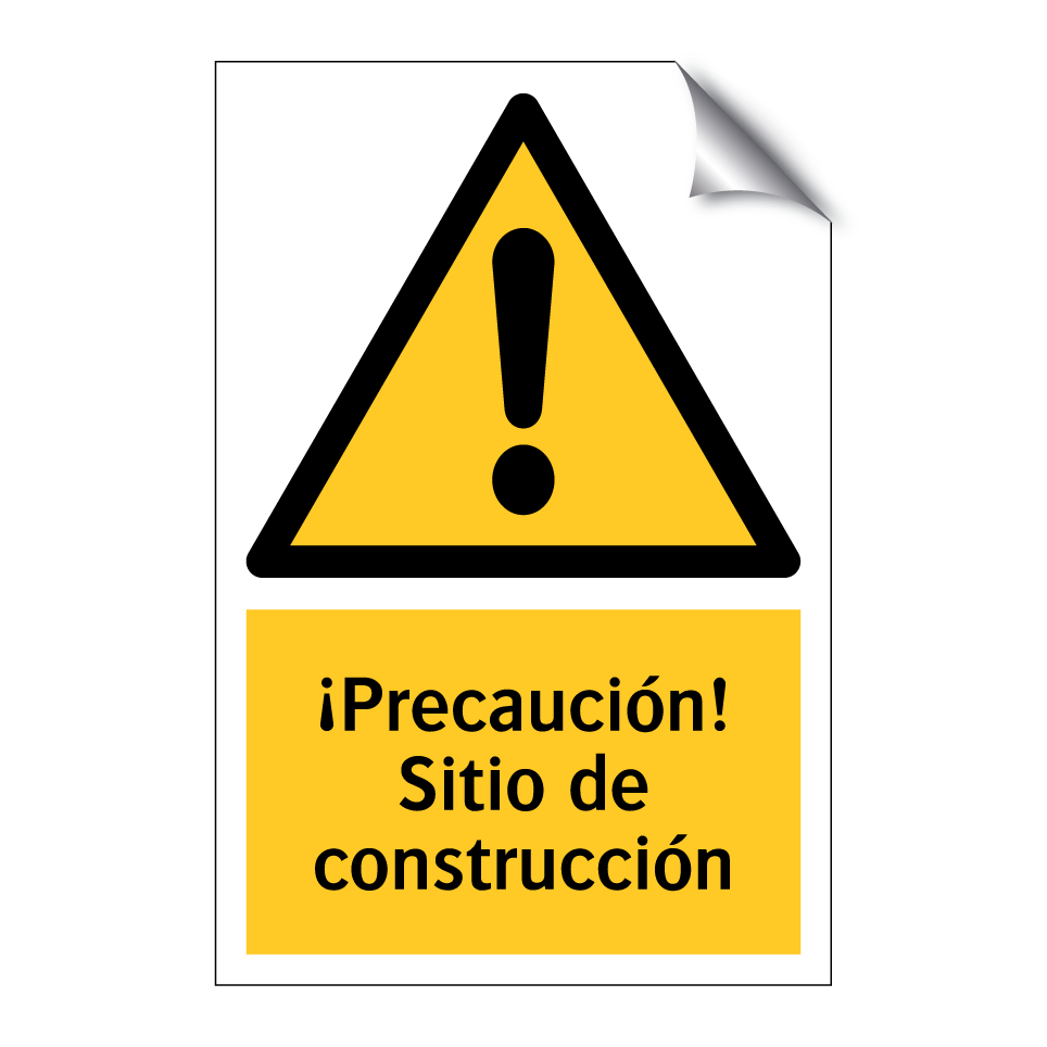 ¡Precaución! Sitio de construcción
