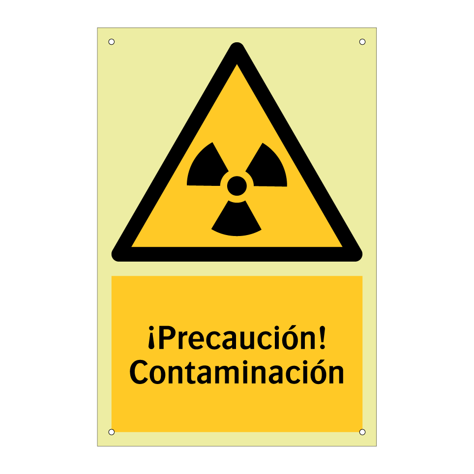 ¡Precaución! Contaminación