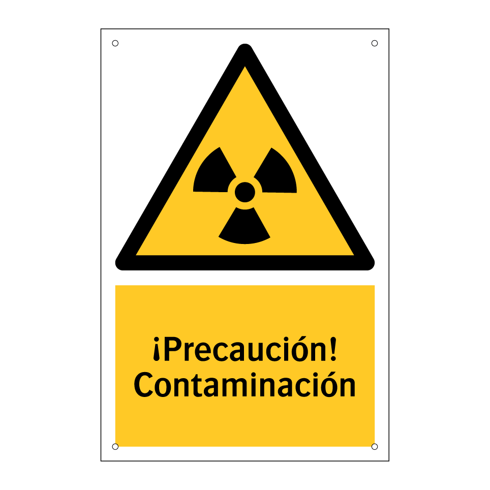 ¡Precaución! Contaminación