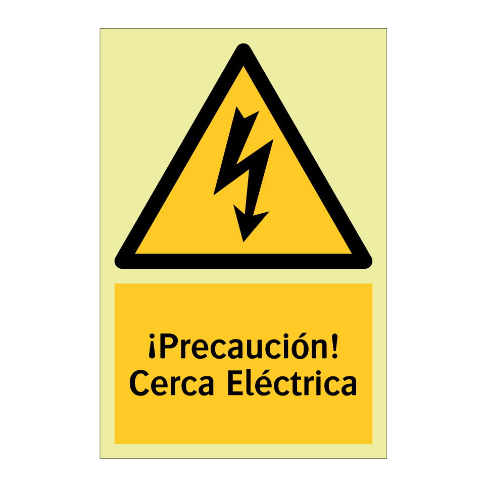¡Precaución! Cerca Eléctrica