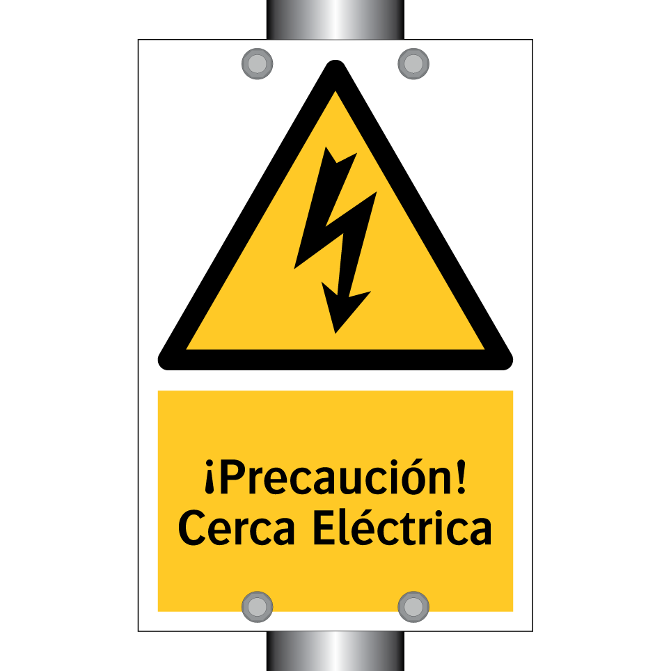 ¡Precaución! Cerca Eléctrica
