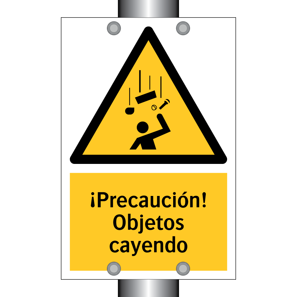 ¡Precaución! Objetos cayendo