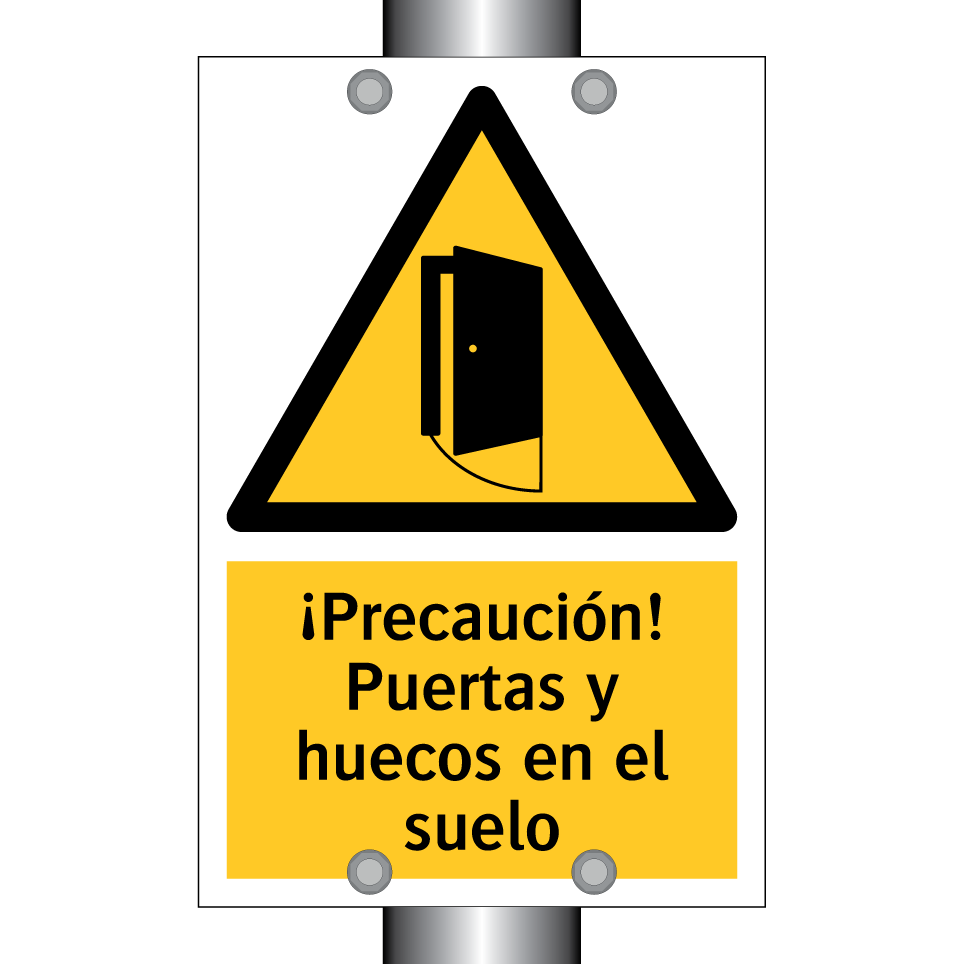 ¡Precaución! Puertas y huecos en el suelo
