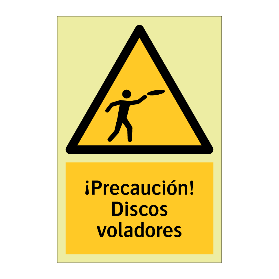 ¡Precaución! Discos voladores