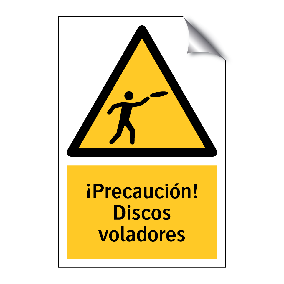 ¡Precaución! Discos voladores