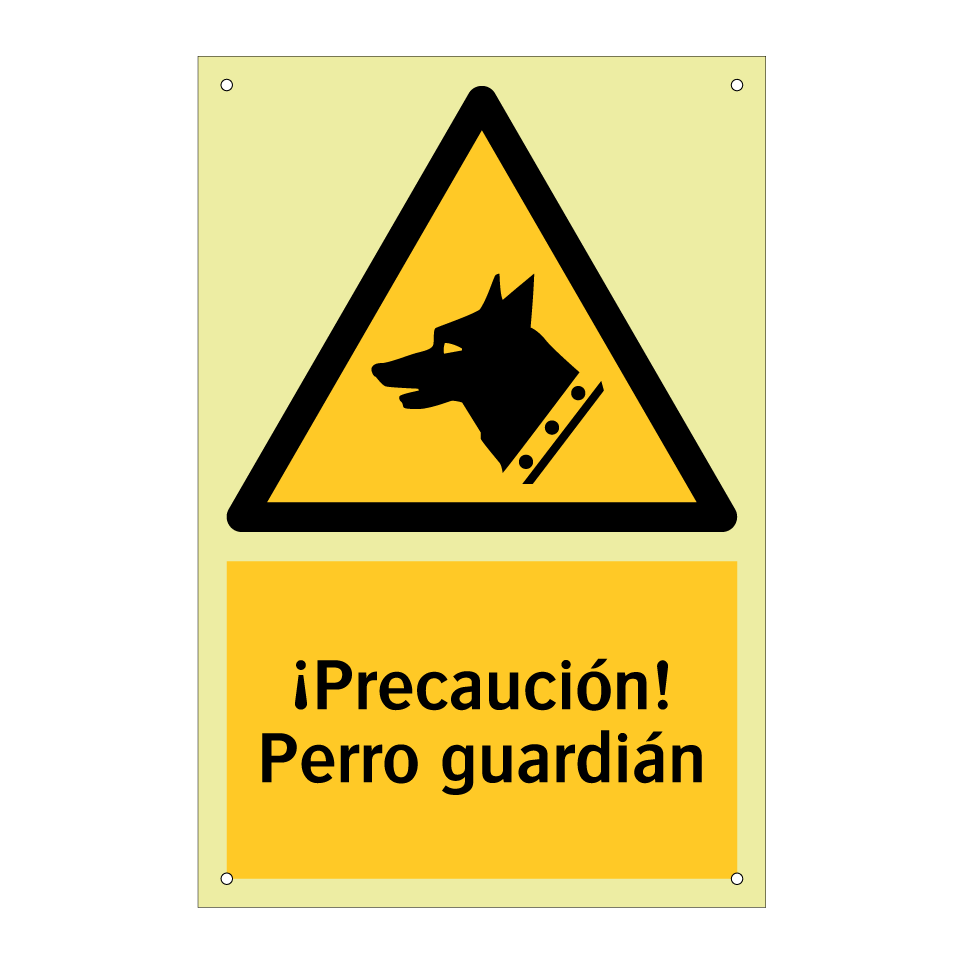 ¡Precaución! Perro guardián