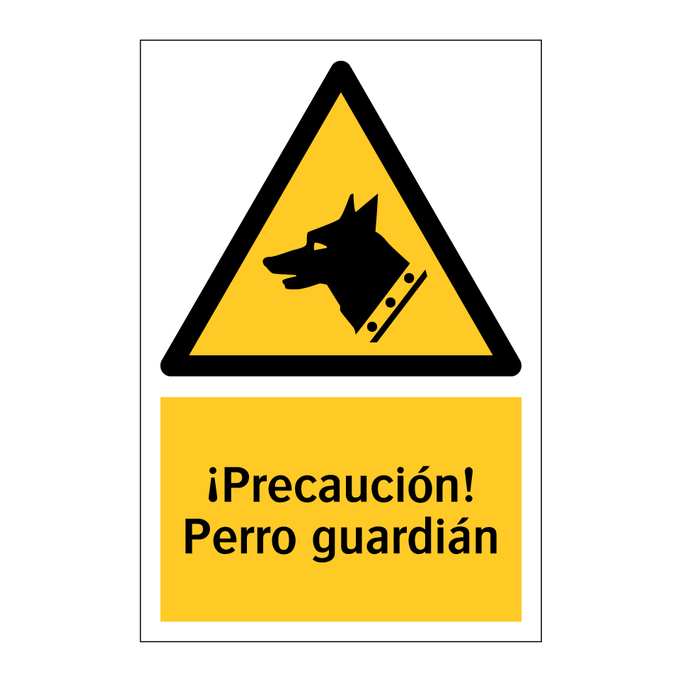 ¡Precaución! Perro guardián