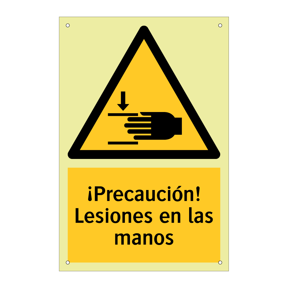 ¡Precaución! Lesiones en las manos