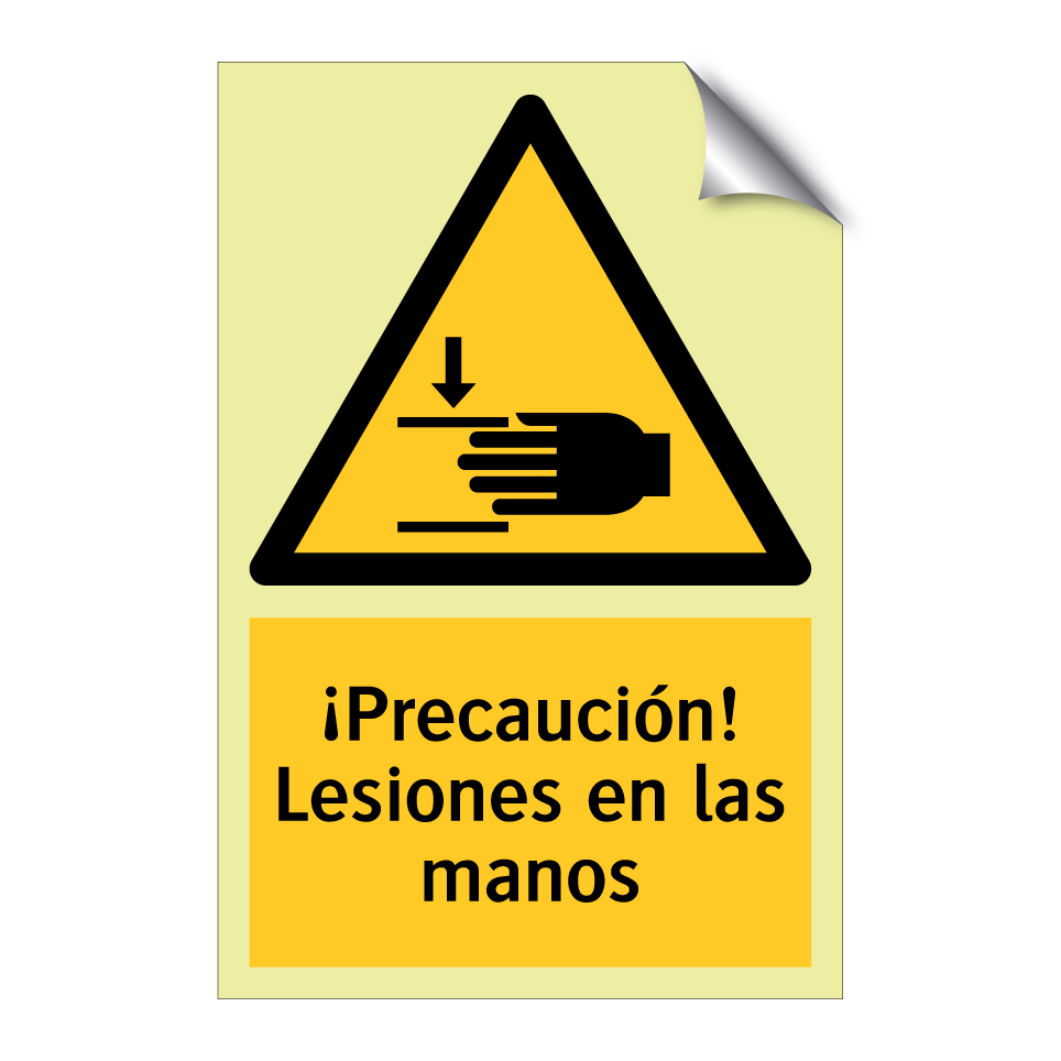 ¡Precaución! Lesiones en las manos