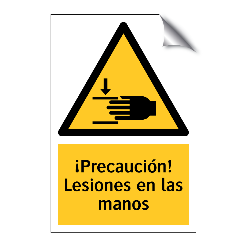 ¡Precaución! Lesiones en las manos
