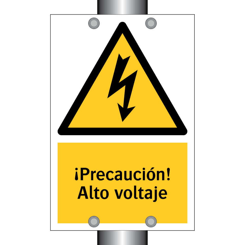 ¡Precaución! Alto voltaje