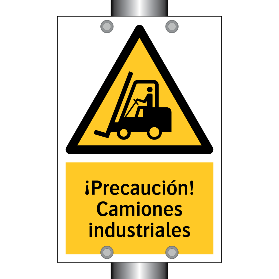 ¡Precaución! Camiones industriales