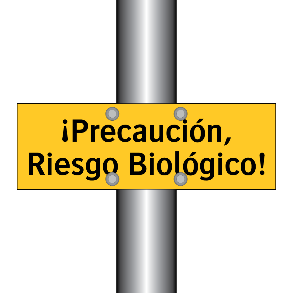 ¡Precaución, Riesgo Biológico!