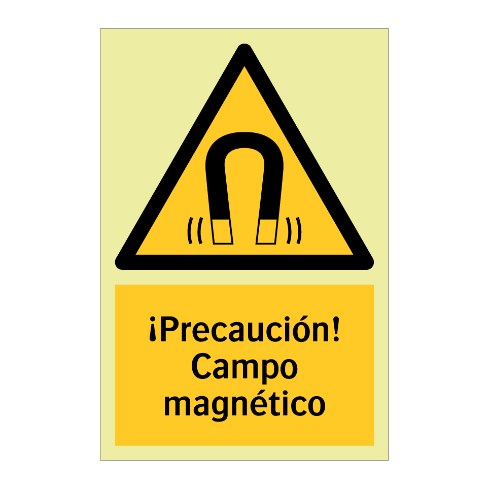 ¡Precaución! Campo magnético
