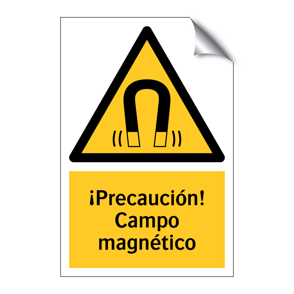 ¡Precaución! Campo magnético