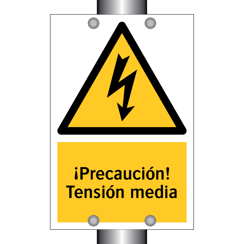 ¡Precaución! Tensión media