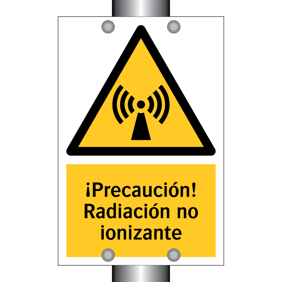 ¡Precaución! Radiación no ionizante