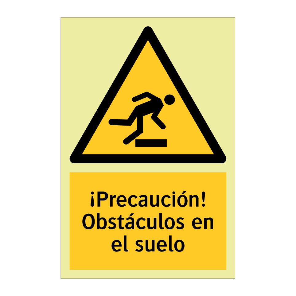 ¡Precaución! Obstáculos en el suelo