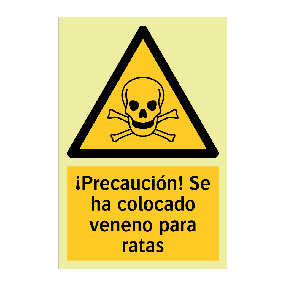¡Precaución! Se ha colocado veneno para ratas