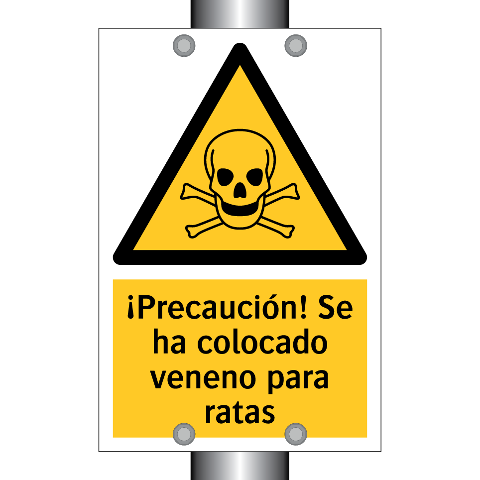 ¡Precaución! Se ha colocado veneno para ratas