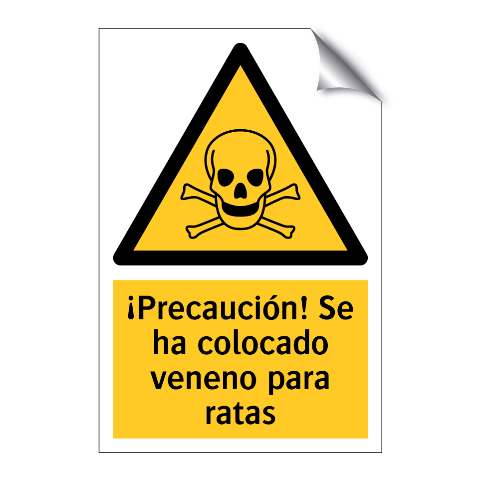 ¡Precaución! Se ha colocado veneno para ratas