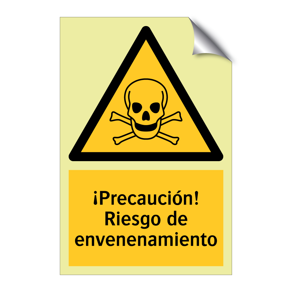¡Precaución! Riesgo de envenenamiento