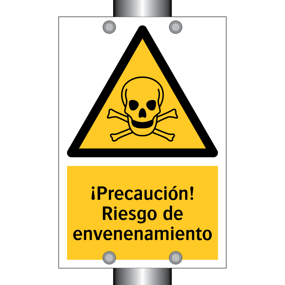 ¡Precaución! Riesgo de envenenamiento