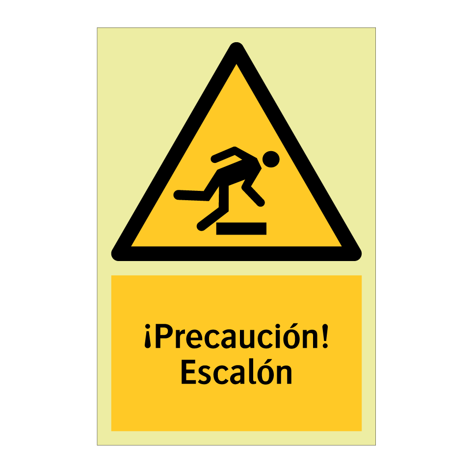 ¡Precaución! Escalón