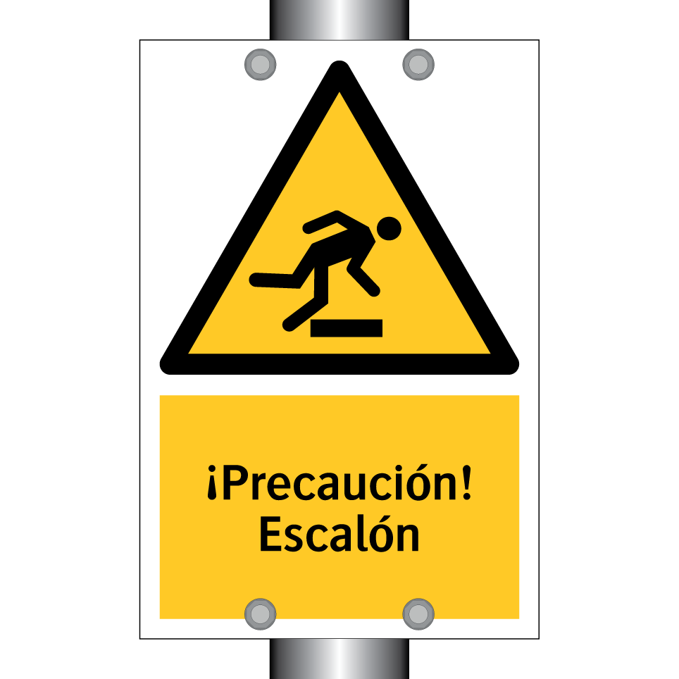 ¡Precaución! Escalón