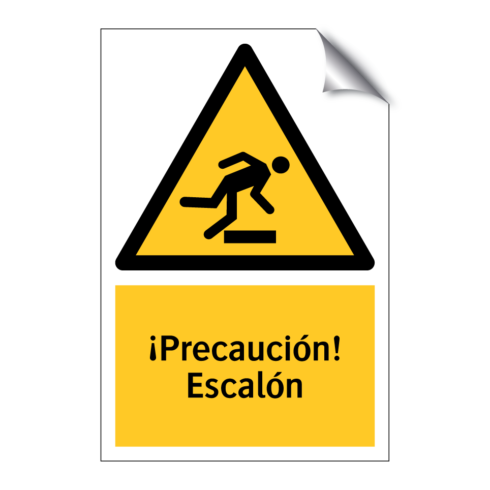 ¡Precaución! Escalón