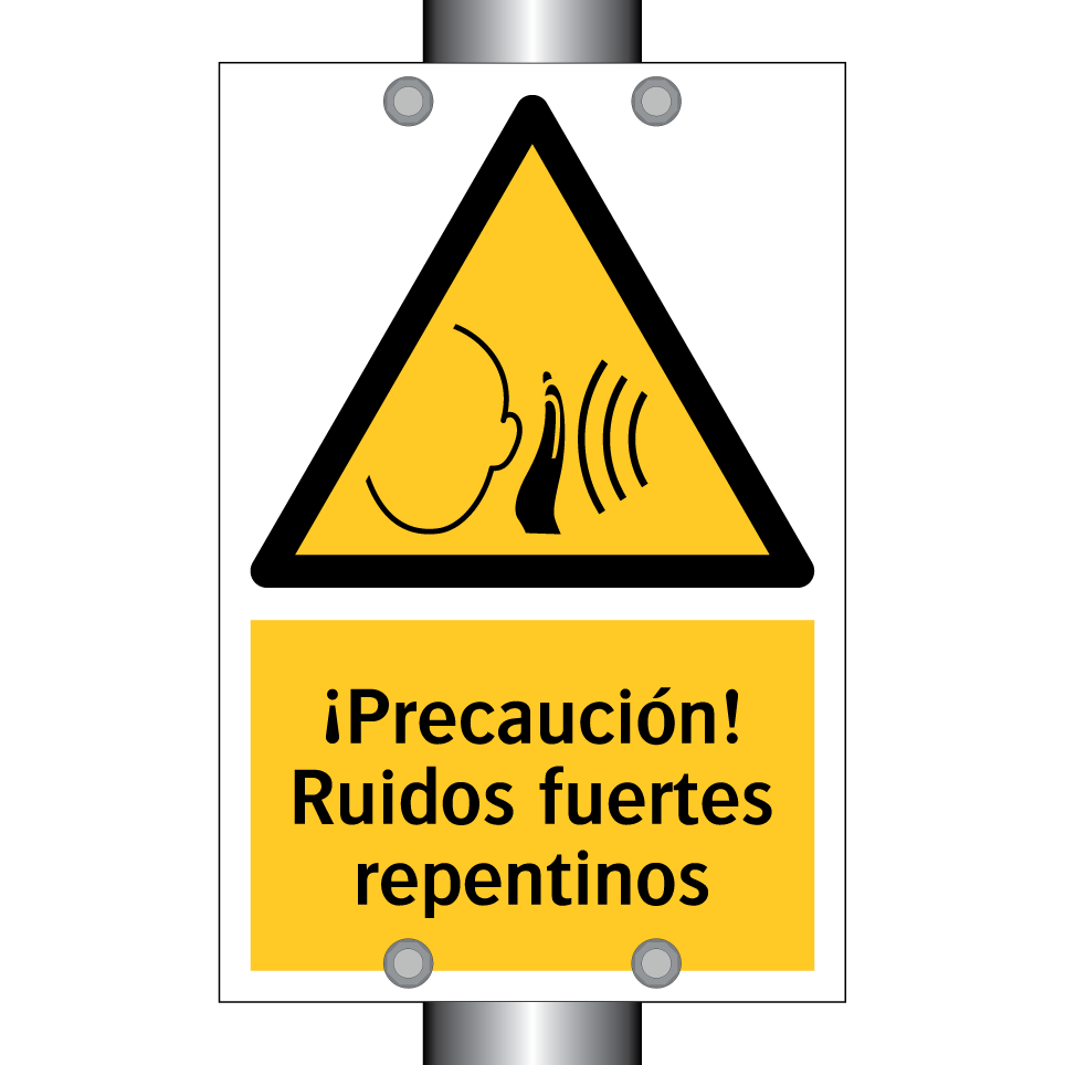 ¡Precaución! Ruidos fuertes repentinos
