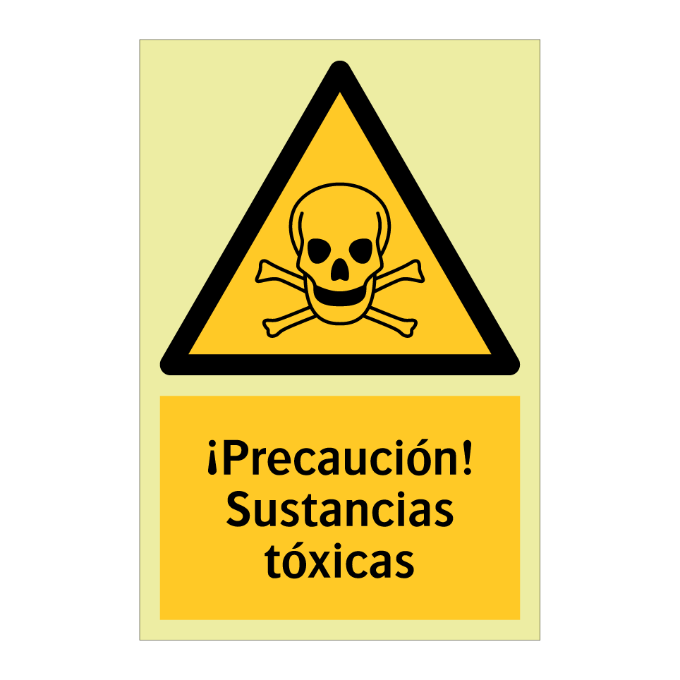 ¡Precaución! Sustancias tóxicas