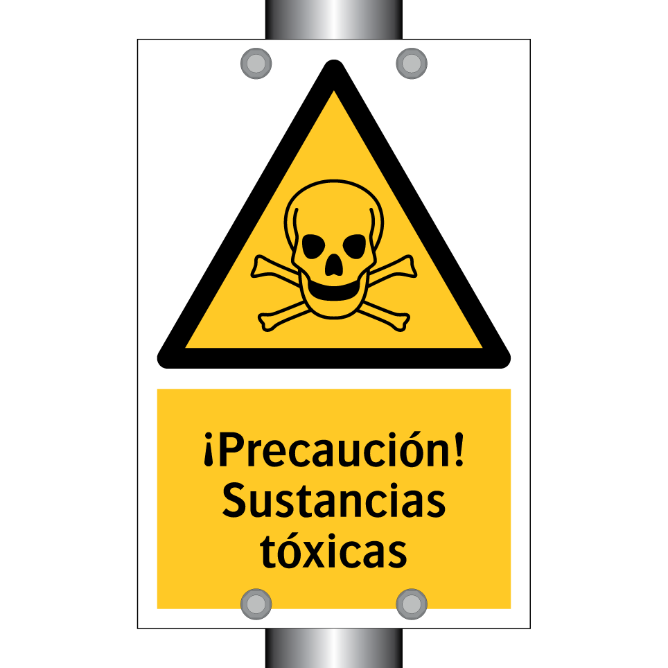 ¡Precaución! Sustancias tóxicas