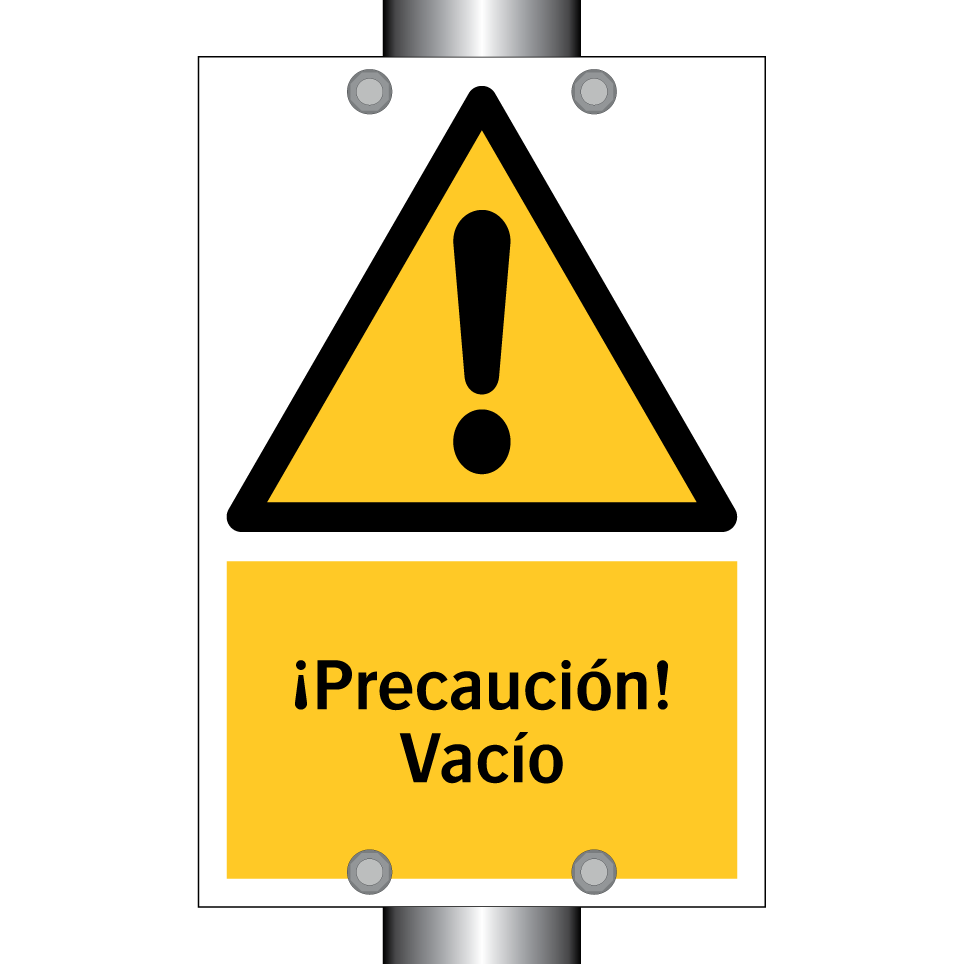 ¡Precaución! Vacío