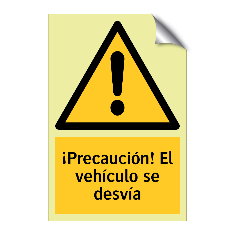 ¡Precaución! El vehículo se desvía