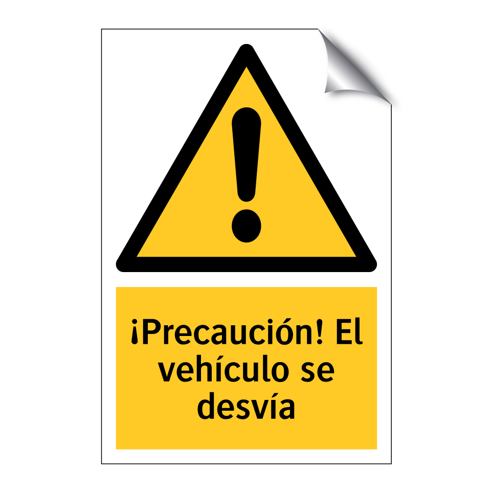 ¡Precaución! El vehículo se desvía