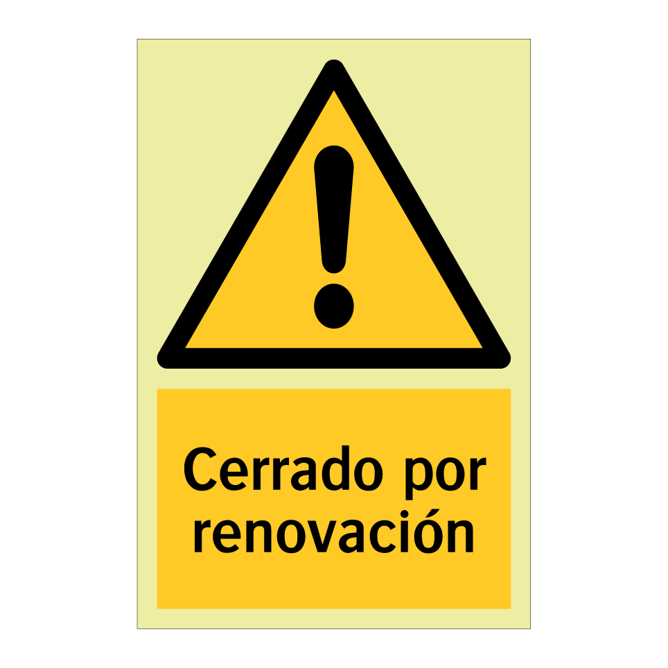 Cerrado por renovación