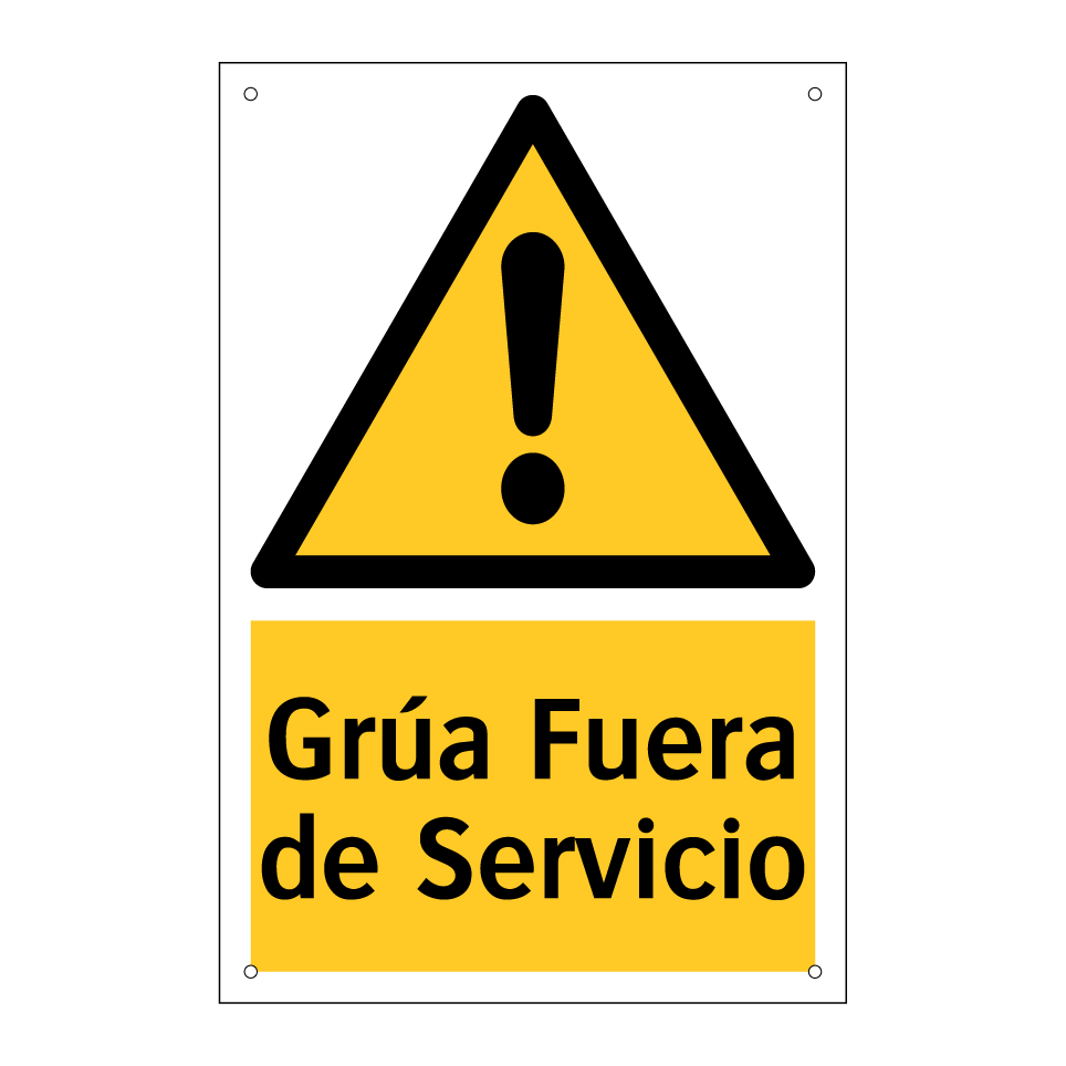 Grúa Fuera de Servicio