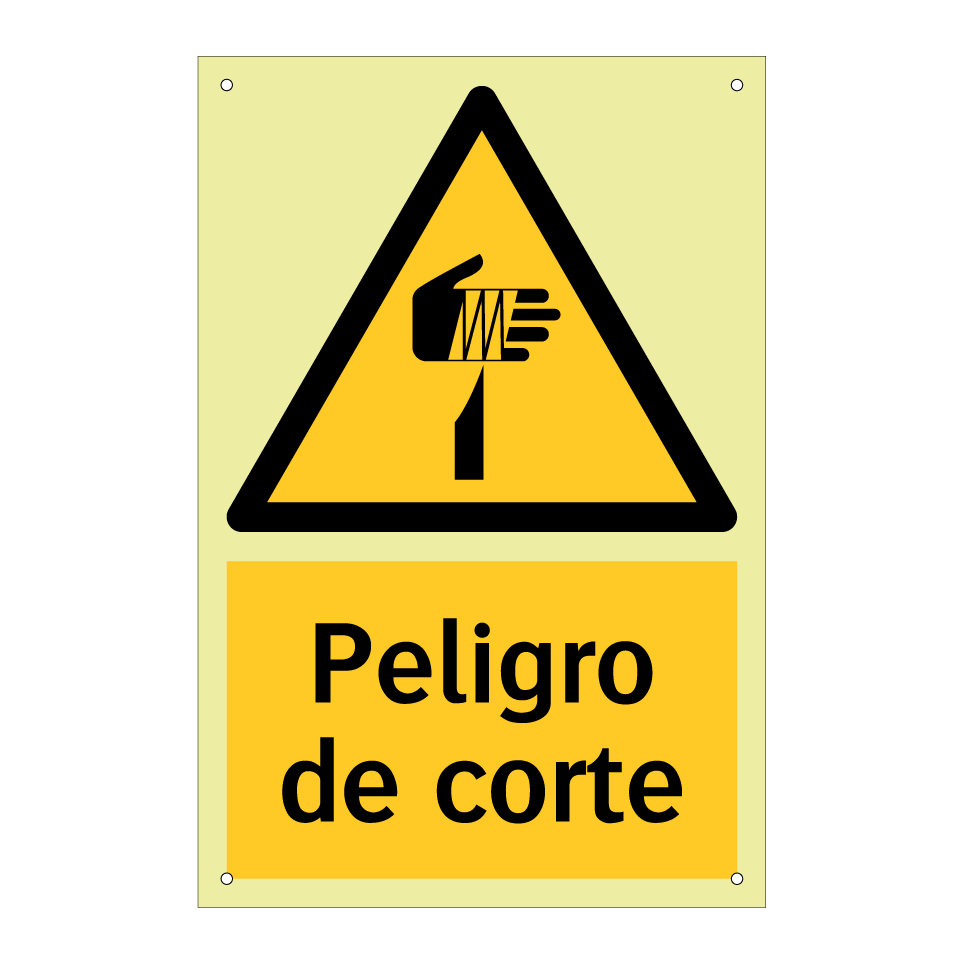 Peligro de corte