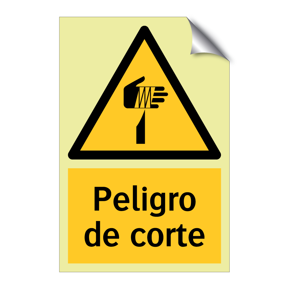 Peligro de corte