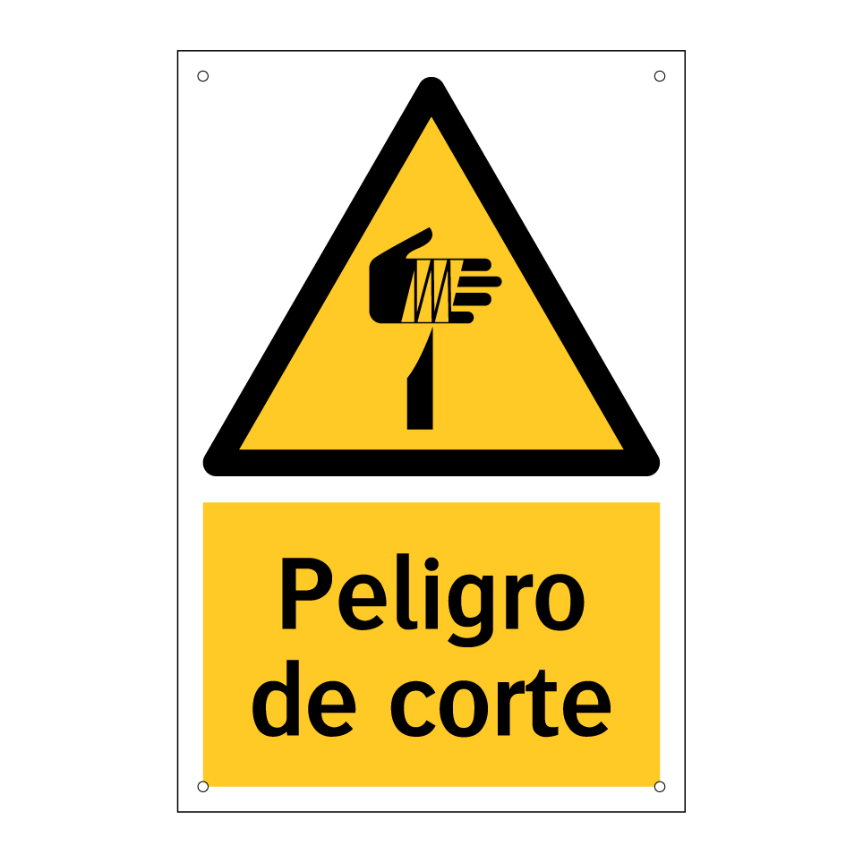 Peligro de corte