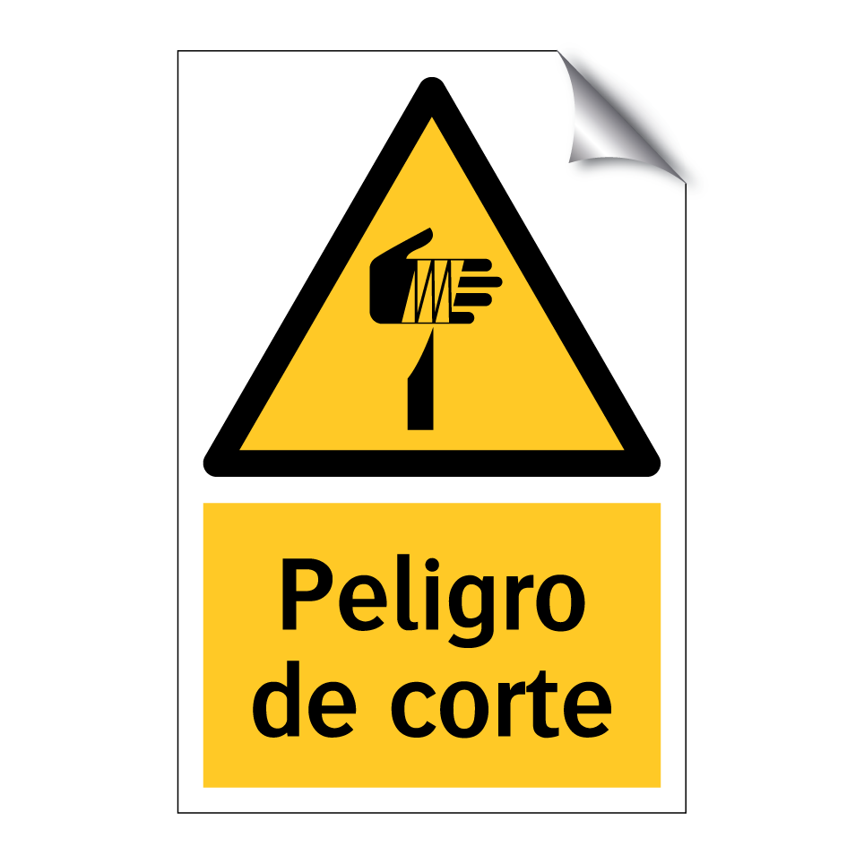 Peligro de corte