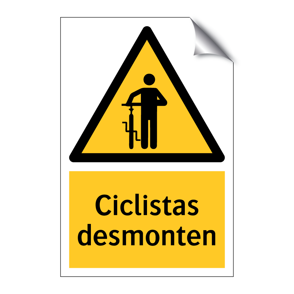 Ciclistas desmonten