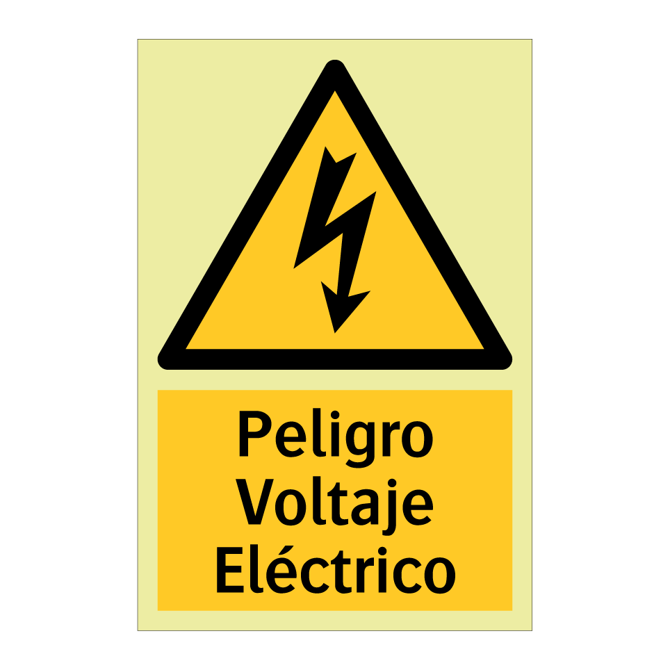 Peligro Voltaje Eléctrico