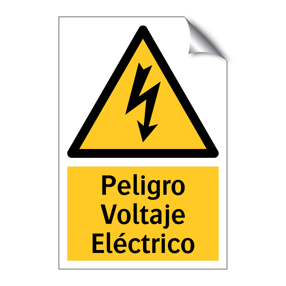 Peligro Voltaje Eléctrico