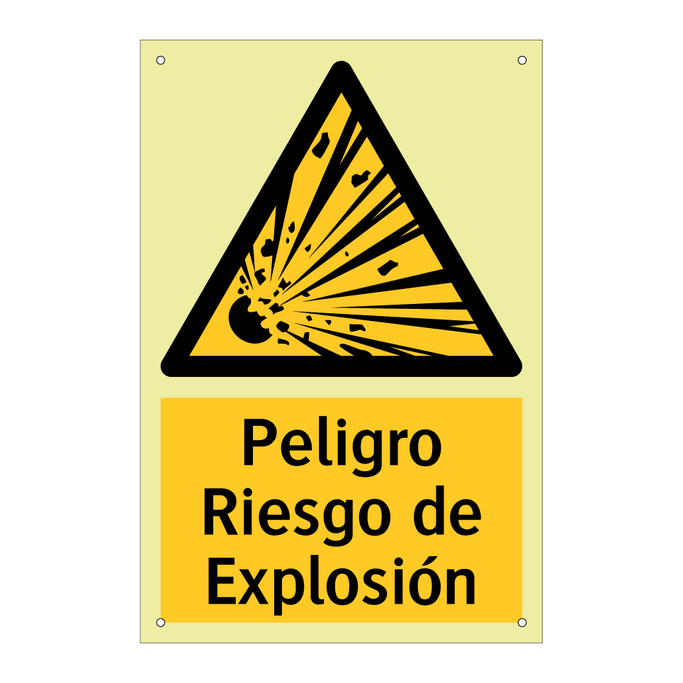 Peligro Riesgo de Explosión