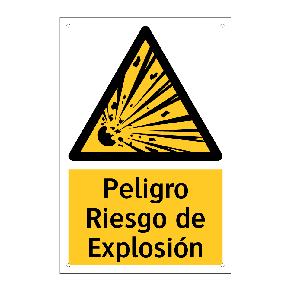 Peligro Riesgo de Explosión