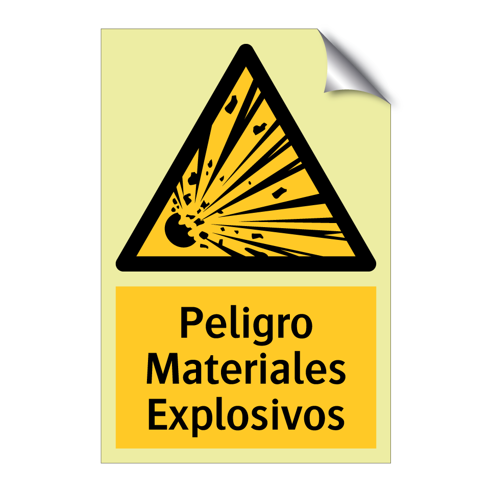 Peligro Materiales Explosivos