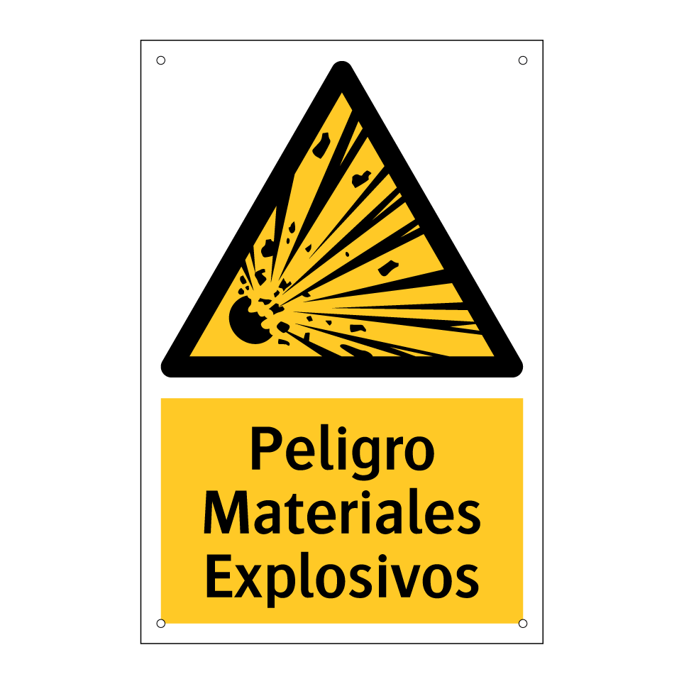 Peligro Materiales Explosivos